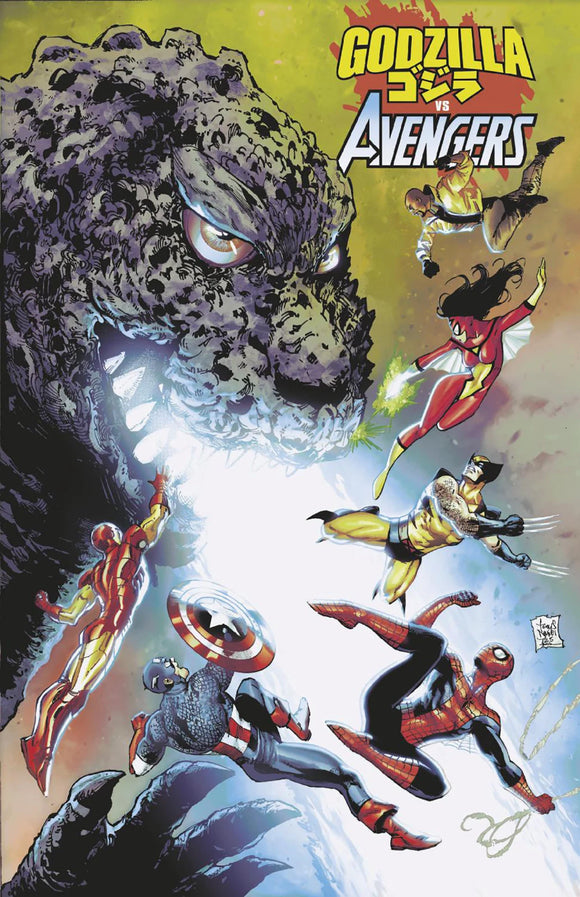 GODZILLA VS AVENGERS #1 25 COPY INCV TONY DANIEL VAR (6/18/2025)