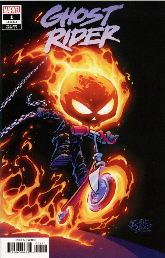 GHOST RIDER SKOTTIE YOUNG VARIANT (SIGNED)