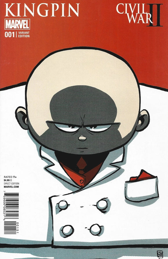 CIVIL WAR II KINGPIN #1 SKOTTIE YOUNG VARIANT (SIGNED)