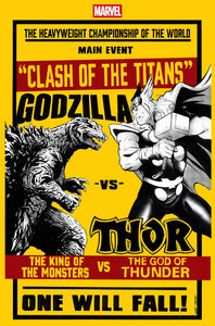 GODZILLA VS THOR #1 LEE GARBETT VERSUS VAR