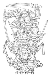 Teenage Mutant Ninja Turtles #20: 300th Issue Special Variant RI (300) (Miller Full Art B&W)