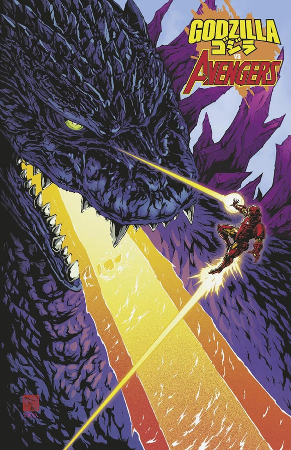 GODZILLA VS AVENGERS #1 TAKESHI OKAZAKI FOIL VAR
