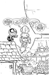 ULTIMATE ENDGAME #1 SKOTTIE YOUNG BLACK AND WHITE VIRGIN 1/100 VARIANT