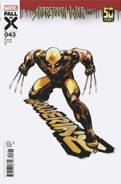 WOLVERINE #43 25 COPY INCV JAN BAZALDUA VAR