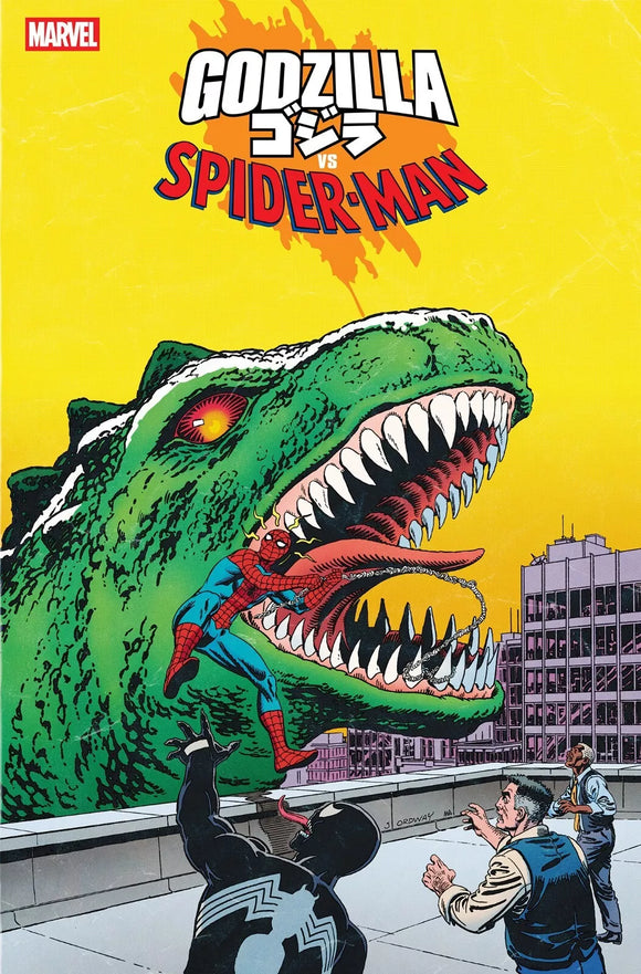 GODZILLA VS SPIDER-MAN #1 ORDWAY KING OF MONSTERS HOMAGE VAR