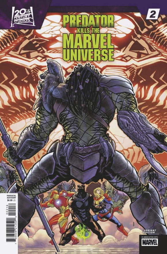 PREDATOR KILLS THE MARVEL UNIVERSE #2 DAVID BALDEON 1/25 VARIANT