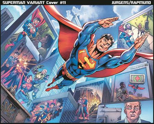 SUPERMAN #12 CVR D DAN JURGENS & NORM RAPMUND WRAPAROUND CARD STOCK VAR