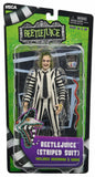 Beetlejuice (1988) - 7" Scale Action Figure – Black and White Striped Suit Beetlejuice in Blister Packaging (OCTOBER 2024)