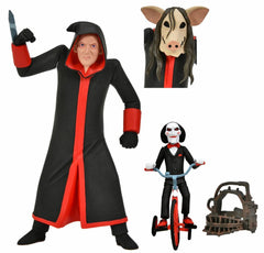 NECA - TOONY TERRORS - JIGSAW KILLER WITH BILLY & TRICYCLE SET