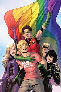 TIM DRAKE ROBIN #10 CVR C TRAVIS MOORE DC PRIDE CARD STOCK VAR