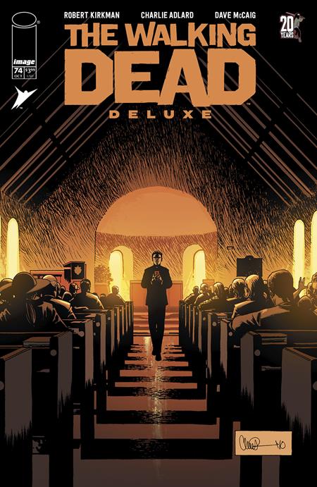 WALKING DEAD DELUXE #74 CVR B CHARLIE ADLARD AND DAVE MCCAIG VAR (MR)