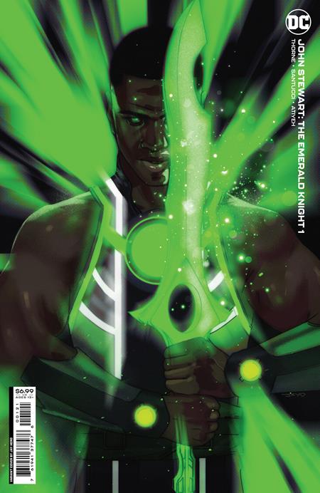 john stewart the emerald knight #1 (one shot) cvr b jay hero card stock var