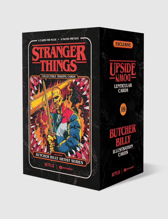 NETFLIX STRANGER THINGS TRADING CARDS BLASTER BOX EXCLUSIVE (IN STOCK)