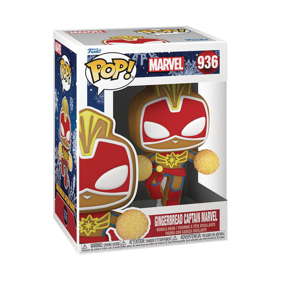 Funko Pop! Marvel Holiday - Gingerbread Captain Marvel