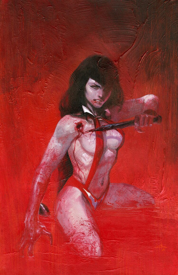 VAMPIRELLA TRIAL OF THE SOUL ONE SHOT DELL’OTTO RED VIRGIN VARIANT