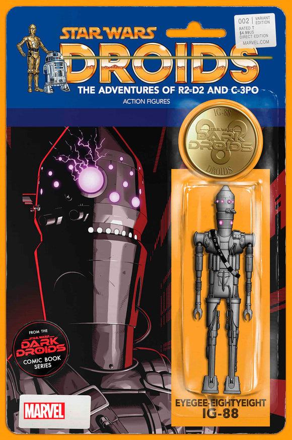 STAR WARS DARK DROIDS #2 JOHN TYLER CHRISTOPHER ACTION FIGURE VARIANT [DD]