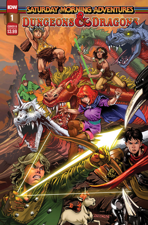 Dungeons & Dragons: Saturday Morning Adventures II #1 Variant B (Escorzas) (1/24/2024)
