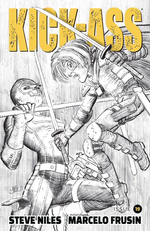 KICK-ASS #19 CVR B B&W ROMITA JR (MR) - Collector Cave