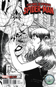 PETER PARKER SPECTACULAR SPIDER-MAN #1 NAUCK COLLECTOR CAVE B&W VARIANT