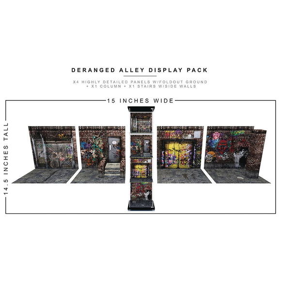 EXTREME SETS - DERANGED ALLEY 1/12 SCALE DISPLAY PACK