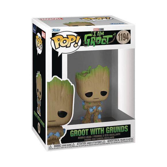 Funko Pop! Marvel I am Groot - Groot PJ'S w/Grunds