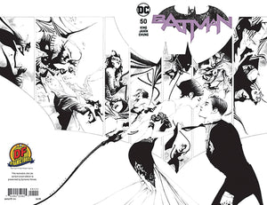 BATMAN #50 JAE LEE DF B&W VARIANT