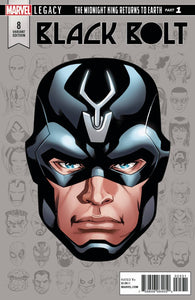 BLACK BOLT #8 MCKONE LEGACY HEADSHOT VAR LEG