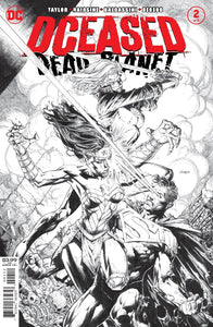 DCEASED DEAD PLANET #2 (OF 6) 2ND PTG DAVID FINCH B&W VAR