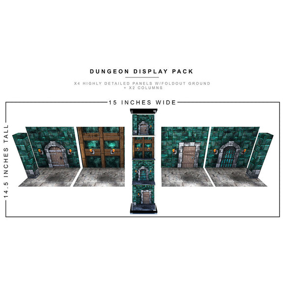 EXTREME SETS - DUNGEON DISPLAY PACK POP UP 1/12 SCALE DIORAMA