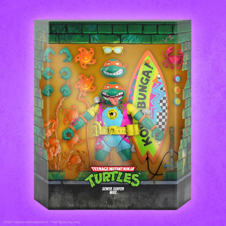 Teenage Mutant Ninja Turtles Ultimates Action Figure Sewer Surfer Mike