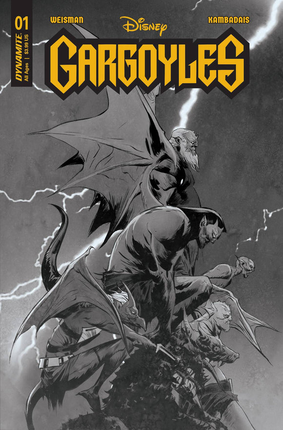 GARGOYLES #1 CVR ZE 10 COPY FOC INCV LEE B&W