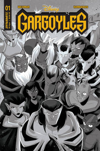 GARGOYLES #1 CVR ZG 10 COPY FOC INCV KAMBADAIS B&W