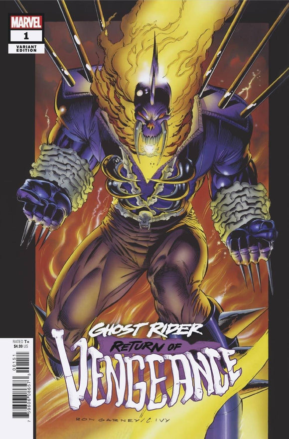 GHOST RIDER RETURN OF VENGEANCE #1 GARNEY HIDDEN GEM VAR