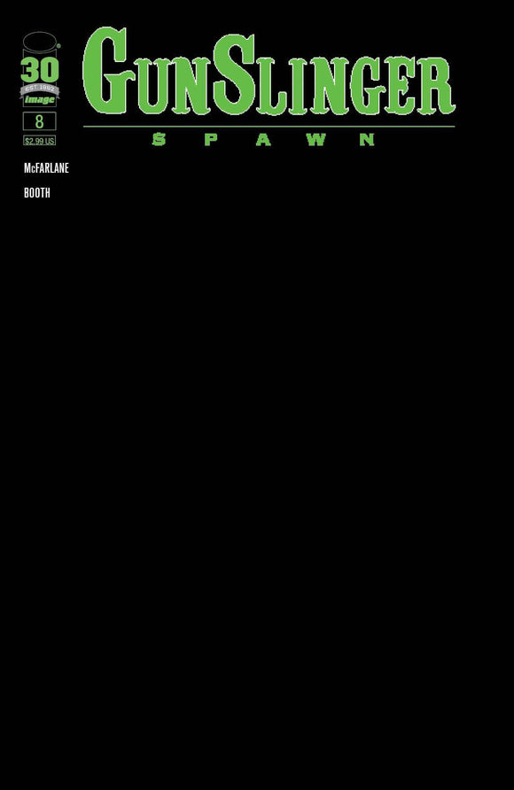 GUNSLINGER SPAWN #8 CVR B BLANK SKETCH CVR