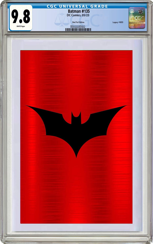 BATMAN #135 (#900) RED FOIL CGC 9.8 EXCLUSIVE