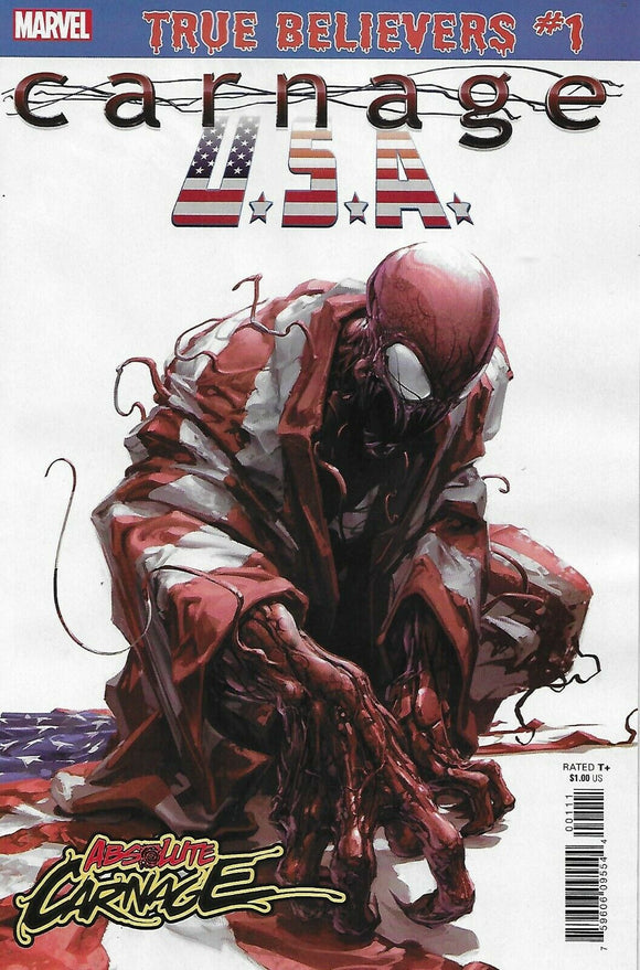TRUE BELIEVERS ABSOLUTE CARNAGE CARNAGE USA #1