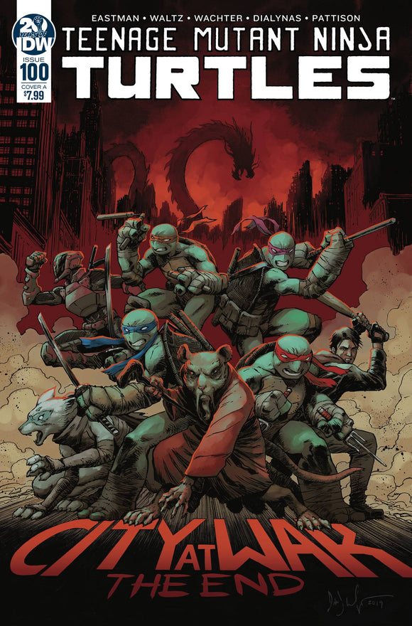 TMNT ONGOING #100 CVR A WACHTER (NOTE PRICE)