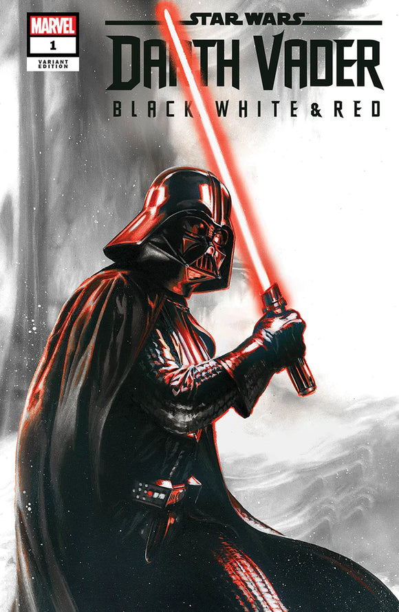 STAR WARS DARTH VADER BLACK WHITE AND RED #1 DELL'OTTO TRADE VARIANT